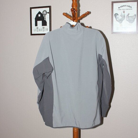 Patagonia Mens Adze Hybrid Jacket Gray on Gray Size Large Polartek Windblock - Picture 2 of 9